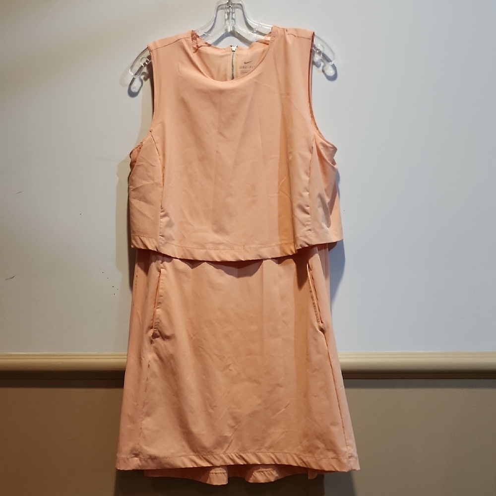 Nike Peach Layered Mini Dress